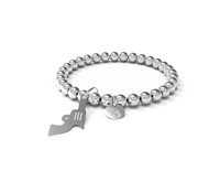 Bracciale 10 Buoni Propositi Donna in Acciaio SONO CARICA - SONO CARICA